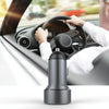 Mini Multifunctional Dual USB Digital Display Car Charger(Black)