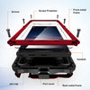 For Samsung Galaxy S25 Ultra 5G R-JUST Life Waterproof Dustproof Shockproof Holder Phone Case(Red)