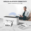 Phomemo PM241-BT Bluetooth Address Label Printer Thermal Shipping Package Label Maker, Size: US(White Purple)