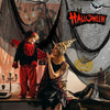 76 x 183cm Halloween Gauze Roving Polyester Cotton Haunted House DIY Decorative Gauze(Beige Blood Stains)