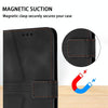 For Samsung Galaxy A36 5G Triangle Solid Color Leather Phone Case(Black)