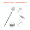 Car Repair Detection Mirror Universal Folding Telescopic Mirror Welding Chassis Inspection Mirror, Model: Purple Handle 50mm