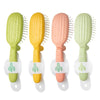 Portable Cactus Folding Air Cushion Comb Anti-Static Fine Tooth Scalp Massage Comb(Yellow)