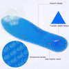 1 Pair Honeycomb Damping Flannel Soft Sport Shoes Insoles, Full Pads, Size: S / 35-40yards(Blue)
