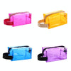 Handbag PVC Dazzling Waterproof Cosmetic Bag Toiletry Bag(Yellow)