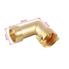 Brass Water Inlet Check Valve For Yacht RV With Adapter(Black)