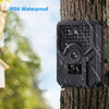 PR-200B 120 Degrees Wide Angle Lens IP56 Waterproof  12MP 1080P HD Infrared Hunting Trail Camera, Support TF Card, PIR Distance: 10-15m (Black)