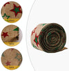 5m X 6cm Christmas Imitation Hemp  Ribbon Gift Decoration Ribbon(F-Red Fruit)
