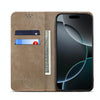 For Samsung Galaxy A06 5G Denim Texture Casual Style Horizontal Flip Leather Case(Khaki)