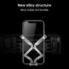 HAMTOD Pro Car Gravity Invisible Telescopic Mobile Phone Mount Holder (Obsidian Black)