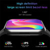 LY008 Max 1.9 inch Silicone Watchband Color Screen Smart Watch(Black)