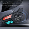 KUQIBAO Motorcycle Helmet Waterproof Bluetooth Headset With Light(Soft Microphone)