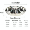Stainless Steel Slow Feed Dog Bowl 30cm - Anti-Gulping Pet Bowl