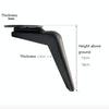 S699 Sickle Metal Furniture Support Leg, Height: 15cm(Titanium)