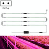 LED Plant Lamp Household Full Spectral Filling Hard Lamp Strip, Style: 30cm 8 Head(Pink Light EU Plug)