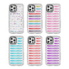 For iPhone 12 / 12 Pro Capsule Glitter TPU Hybrid PC Airbag Phone Case(Purple)