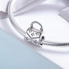 S925 Sterling Silver Diamond-studded Loose Beads Elegant Sachet Bracelet Beads