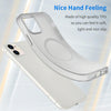 For iPhone 12 MagSafe Frosted Translucent TPU + PC Full Coverage Phone Case(White)