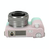 For Sony ZV-E10 Soft Silicone Protective Case (Pink Green)