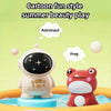 Summer Children Cartoon Bared Water Toys Outdoor Water Play Toys, Style: Frog With Lights Green