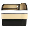 2 PCS Car Multi-functional Principal And Deputy Driver Seat Console Leather Box (Beige)