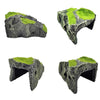 Turtle Cave Hide Basking Spot Ornament Resin Decor Terrarium Fish Tank