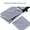 With Cover Car Trash Can Foldable Car Chair Back Trash Can Waterproof Box, Size: 15 x 15 x 25cm(Black)