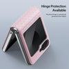 For Samsung Galaxy Z Flip6 5G DUX DUCIS Bril Series PU + TPU Phone Case(Pink)