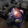 3D Visual Cartoon Cosmic Planet Living Room Carpet, Size: 40x60cm(Cosmic Planet 5)