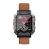 C20Plus 1.81-inch Health Monitoring Waterproof Bluetooth Call Smart Watch, Color: Brown Leather