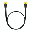 Baseus PCWL-A104 High Speed CAT7 10Gigabit Ethernet Flat Cable, Length:1m(Black)
