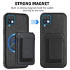 For Samsung Galaxy A12 5G / 4G CX01 Detachable Magsafe Magnetic Card Bag Phone Case(Black)