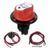 Jtron On/Off Car Battery Switch Car Battery Master Switch MAX DC 50V 50A CONT 75A INT Use for Cars / Off-road Vehicle / Truck