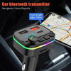 P4-QC3.0 Car MP3 Bluetooth Hands-free Player Car FM Transmitter