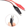5.5 x 2.1mm Female Power Plug Alligator Clip Test Lead Cable