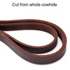 Leather Dog Leash 3m Long, Strong Braided Lead with Rotating Hook