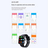 F16 2.0-inch IP67 Waterproof Health Monitoring Bluetooth Call Smart Watch(Black)