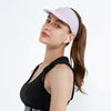 Sports Headband Empty Top Hat Summer Outdoor Sunscreen Breathable Riding And Running Peaked Cap For Men And Women, Size: Free Szie(Light Purple)