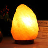 E12 Medium Dimmable Himalayan Salt Lamp , Crystal Rock Healthy Table Desk Lamp Night Light with Wood Base & Bulb & Switch, Medium Size Weight 2-3KG, AC 110V, US Plug