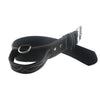 Black Leather Dog Collar, Large (4.5x58.5cm) - Durable & Comfortable