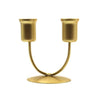 Small U Gold U-shaped Iron Candle Holder Home Dinner Romantic Candle Holder Ornament