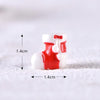 5pcs Christmas Decoration Accessories Micro Landscape Christmas Gift Resin Small Ornament, Style: Socks No.7