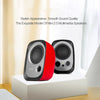 2 PCS Edifier R12U Subwoofer Mobile Phone Mini Desktop Computer USB Audio(Red)