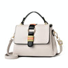 08818 Multifunctional Lady Small Square Handbag(Rice Gray)