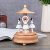 Dance Angel Shape Home Decor Originality  Wooden Musical  Boxes