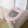 Household Thickened Waterproof Washable Toilet Seat, Color: Pink