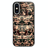 For iPhone XS / X Camouflage Eiderdown Airbag Phone Case(Army Green-B)