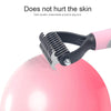 Dog Comb, Stainless Steel, Double-Sided, Pink, 17cm
