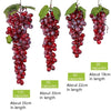 2 Bunches 85 Black Grapes Simulation Fruit Simulation Grapes PVC with Cream Grape Shoot Props