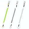 Outdoor Multi-functional Anti-lost Keychain TPU Spring Lanyard, Length: 32cm (Transparent)